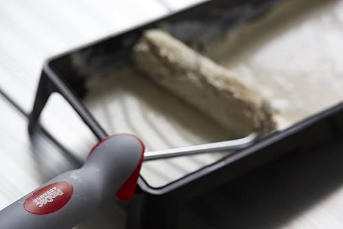 ProDec Advance Mini-Farbrollenrahmen mit weichem Griff, 100 mm, kompatibel mit allen Mini-Farbrollern – 250 mm lang, universelle verchromte Steckstange mit 6 mm Durchmesser - Cheap-Us