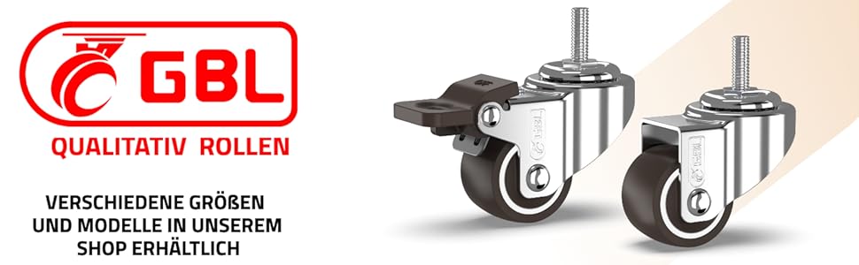 lenkrollen Gewindeschaft
