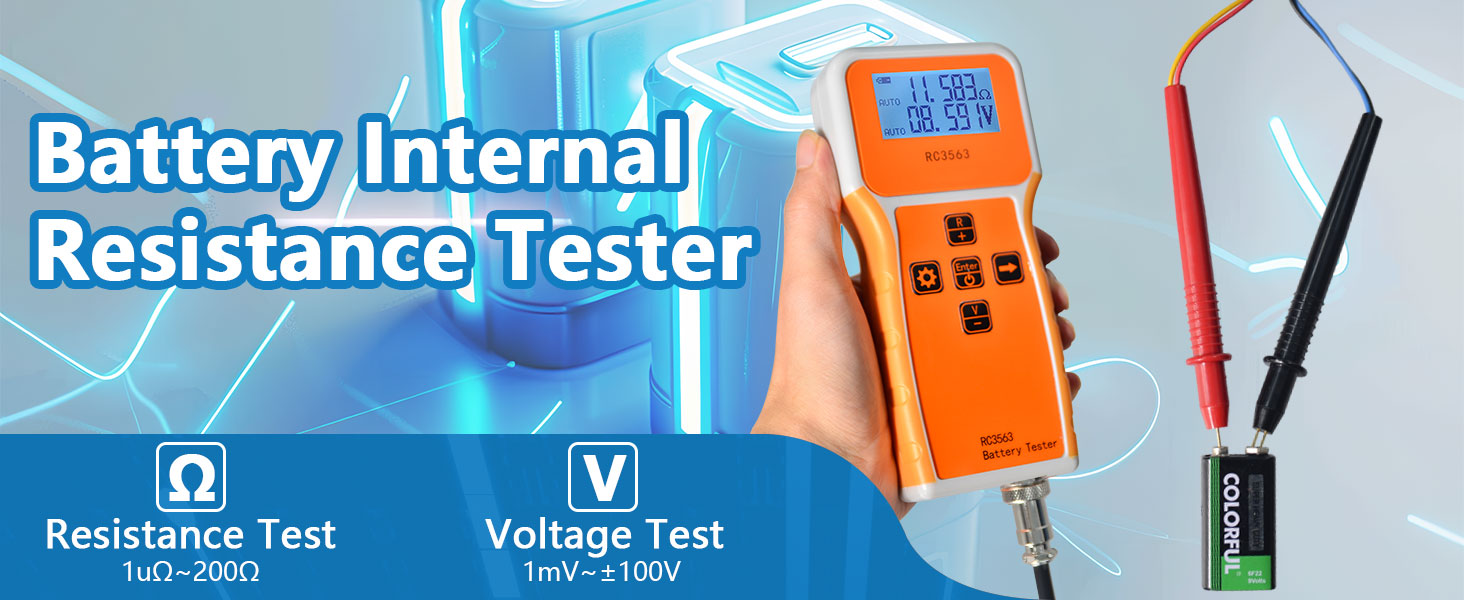 Innenwiderstand Messgerät battery internal resistance voltage tester