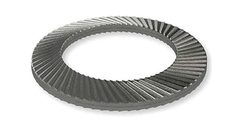 100 Stück - M6 - Sicherungsscheiben Form S Schraubensicherung Edelstahl A2 / V2A gezahnt Norm 53070 6 mm DewTec - Cheap-Us
