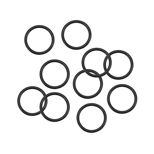 sourcing map 10Stk. Fluorkautschuk O-Ringe Dichtung schwarz 9mmx11mmx1mm - Cheap-Us