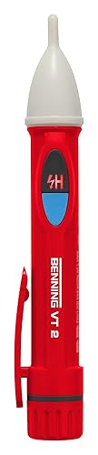 BENNING VT 2 berührungsloser Phasen- und Magnetfeldprüfer (Spannungsmessbereich 12 V/ 200 V - 1000 V AC, Phasenprüfer für Steckdosen / Kabeltrommel usw.) 44055 - Cheap-Us