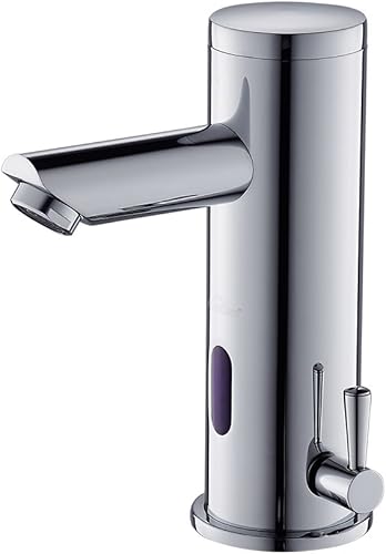 Auralum Automatischer Sensor Wasserhahn Infrarot badarmaturen waschtischarmatur Mischbatterie 18,2cm hoch - Cheap-Us