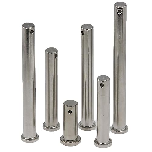 Steckbolzen 8x54 mm - (2 Stück) - Sicherungsbolzen / Splintbolzen / Bolzen - aus Edelstahl A4 | BOOTSTEILE BRAUER® - Cheap-Us