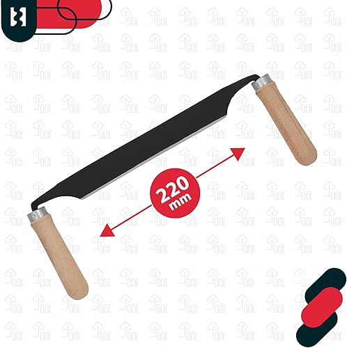 KOTARBAU® Zugmesser für Holz geschmiedet 280 mm Baumschäler Ziehmesser für Holz Rindenschäler Wagnermesser - Cheap-Us