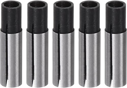 QUARKZMAN 5Stk Spannzange Bohrfutter Treiber Adapter 6mm auf 4mm CNC Gravur Bit Fräser Konverter für CNC Maschine Werkzeug - Cheap-Us