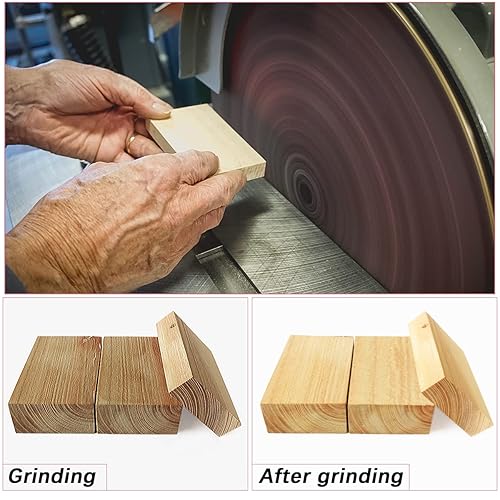 6 Stück Selbstklebendes Schleifpapier / 300 mm (12 Zoll) hochwertiges Aluminiumoxid-Schleifmittel. Geeignet für die Oberflächenbehandlung von Holz, Stein und Metall - FEIHU (60 Körnung) - Cheap-Us