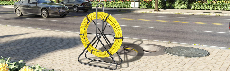 Fischband Fiberglas Kabel Rad