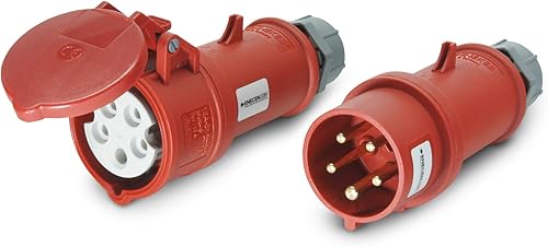 CEE Stecker & Kupplung Set 400V/16A 5p IP44 - Mennekes - Cheap-Us
