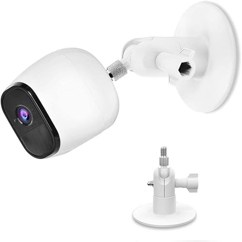 HOLACA Wandhalterung für Arlo Pro 4/3/2, Arlo Ultra 2/1, Eufycam 1/2/2C/2C Pro/3/3C/E, Reolink mit schraubenlosem und VHB Stick On Starke Klebehalterung, weiß 2 Stück - Cheap-Us