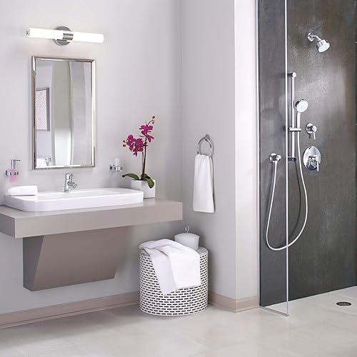 GROHE Essentials - Handtuchring (Material: Metall, verdeckte Befestigung, zum bohren oder kleben), chrom, 40365001, Small - Cheap-Us