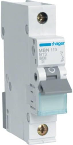 Leitungsschutzschalter 1pol. B-13A, 6kA MBN113 3250614310089 Hager - Cheap-Us