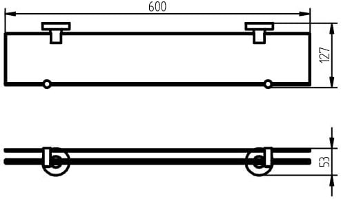 Haceka Kosmos Tec 402401 , Ablage, 60 cm - Cheap-Us