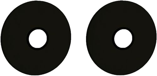 Kleberosetten | 2 mm hoch | Schwarz matt | 3M-Folie (PZ-Rosette) - Cheap-Us