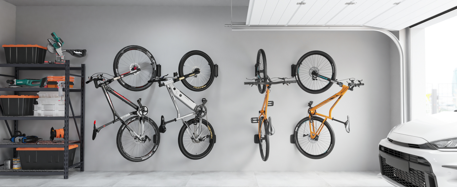 Fahrradwandhalterung für die Garage