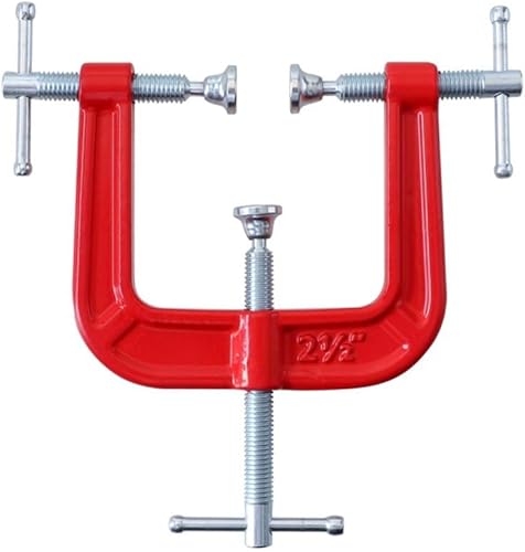 3-Wege-Kantenklemme, verstellbare Drei-Wege-G-Klemme, 6,4 cm Holzbearbeitungsvorrichtungen, G-Typ, robuste Holzbearbeitungsvorrichtung, Flachbrett-Schreinerei - Cheap-Us