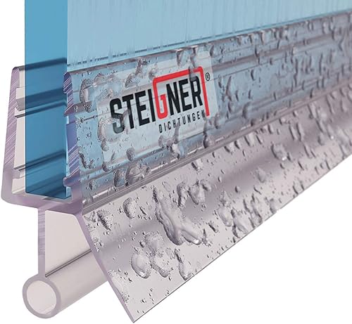 STEIGNER Duschdichtung, 100cm, Glasstärke 6/7/ 8 mm, Vorgebogene PVC Ersatzdichtung für Runddusche, UK08 - Cheap-Us