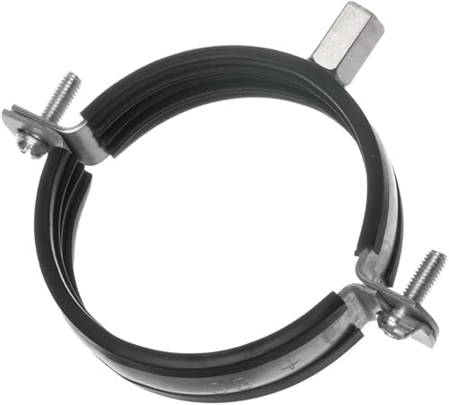 Ø 100mm Rohrschelle Wickelfalzrohr Dichtung Gummidichtung Halterung Halter Rohr Lüfter - Cheap-Us