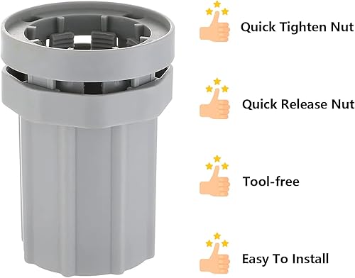Wasserhahn Befestigungsmutter, 1 Stück ABS Kunststoff Wasserhahn Sicherungsmuttern, Wasserhahn Anti-Lockerungs Mutter, Wasserhahn Befestigungszubehör für Küche, Badezimmer - Cheap-Us