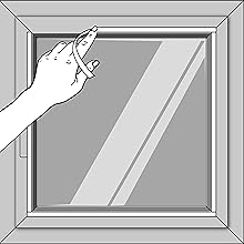 Doppelseitiges Klebeband anbringen, Isolation, Wärmedämmung