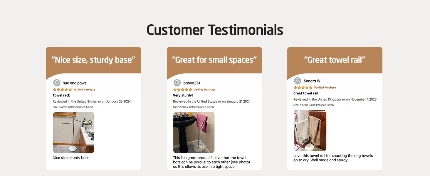 customer testimonials