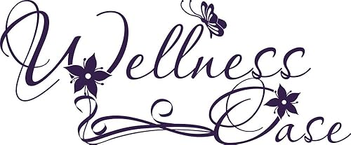 GRAZDesign Wandtattoo Bad Wellnessoase, Wandaufkleber Badezimmer Wand Aufkleber - 97x40cm / 070 schwarz - Cheap-Us