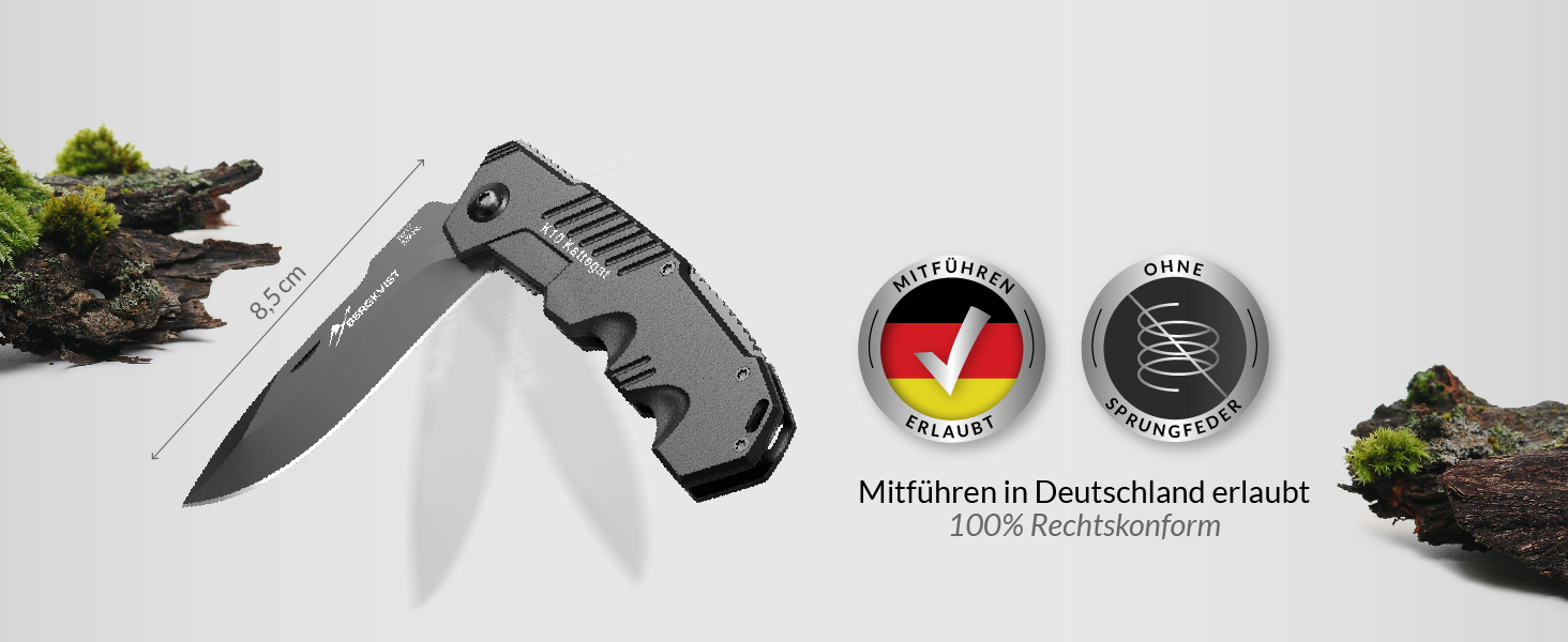 BERGKVIST k10 messer klappmesser zweihandmesser taschenmesser outdoor survival gürtelmesser jagd