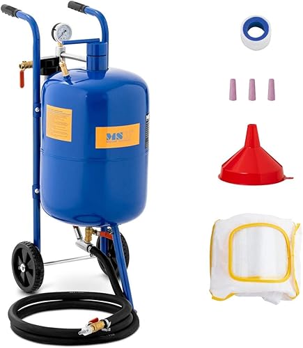 MSW MSW-MS40A Sandstrahlgerät Sandstrahler Strahlgerät mobil 40 l - 8,6 bar - Cheap-Us