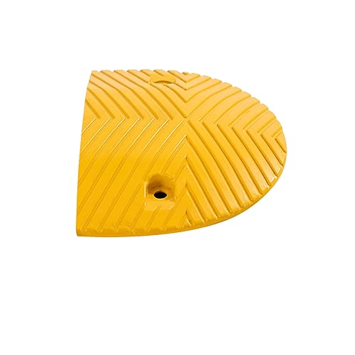 Fahrbahnschwelle 50 mm  20km/h Kopfteil Gelb Temposchwelle Verkehrsberuhigung - Cheap-Us