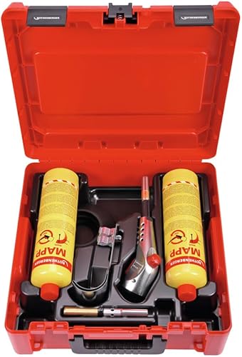 ROTHENBERGER SUPER FIRE 3 HOT BOX Kartuschen Hartlöten, Sprachversion A, Neues MAPP Gas, 7/16' EU Anschluss | 1000002369 | Profi-Lötgerät, Hartlöten, Weichlötarbeiten - Cheap-Us