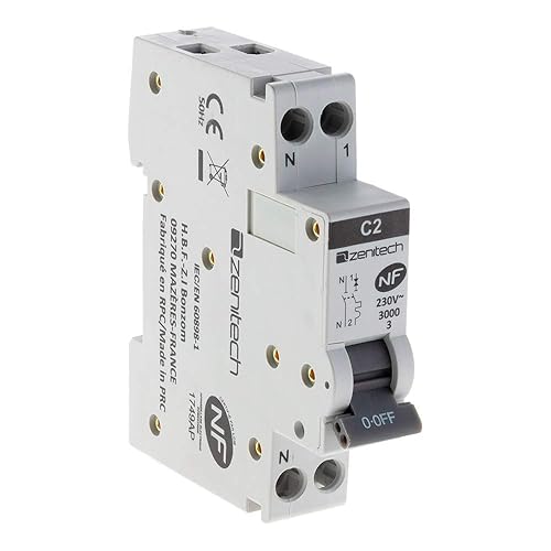 Disjoncteur PH/N - 2A NF pour cumulus et chauffe-eau - Cheap-Us