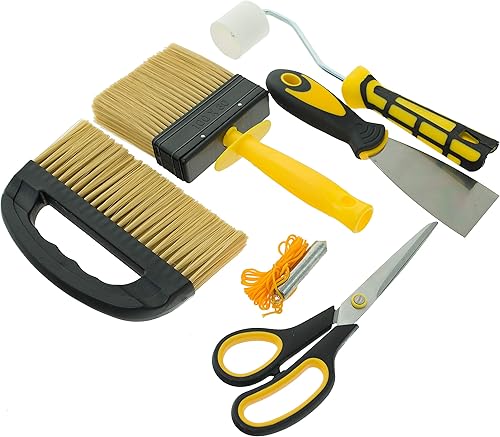 Coral 10321 Tapeten-Kit mit Pinsel und Werkzeugen zum Anbringen von Tapeten, 6-teilig - Cheap-Us