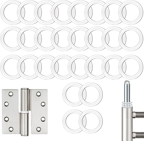 Fitschenringe Zimmertüren Kunststoff 60 Stück 1mm & 2mm Unterlegscheiben Türscharnier 10,2 mm X 15 mm Montageringe Ohne Abriebspuren Fitschenringe - Cheap-Us