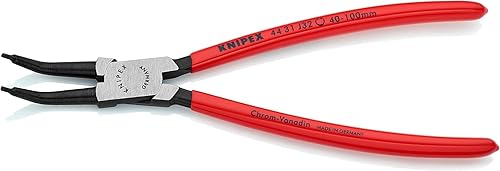 KNIPEX Sicherungsringzange für Innenringe in Bohrungen 45° gewinkelt mit Kunststoff überzogen schwarz atramentiert 140 mm 44 31 J02 - Cheap-Us