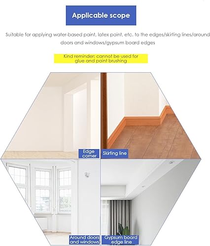 Shurzzesj Paint Edge Trimmer, Paint Edger Paint Pad, Adjustable Wall Corner Pad Painter With Drehbarem Griff, Paint Edger Tool For Walls, Ceiling Hand Painting Brush For Wall Ceiling Door - Cheap-Us