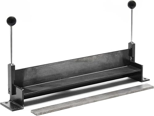 Wiltec Blechbiegemaschine 760 mm (30') Blechlänge, max. 90° Biegewinkel, Abkantbank zum Blech Abkanten aus Gusseisen in Schwarz - Cheap-Us