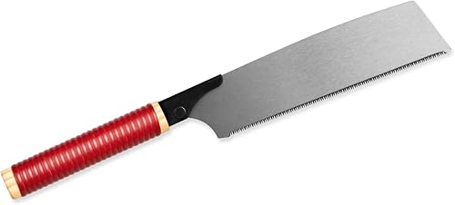 WALTER Japansäge 225 mm – Japanische Feinsäge mit diamantgeschliffenen 7 Z/cm Trapezzähnen, SK5-Stahlblatt & FSC-Holzgriff, Handsäge für Holz & Holzbearbeitung, inkl. Schutzhülle - Cheap-Us