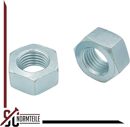 Sechskantmuttern (Standard Ausführung) - M14 - (10 Stück) - DIN 934 - galvanisch verzinkt Kl. 8 - SC934 | SC-Normteile - Cheap-Us