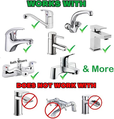 Home Handheld Bidet, Bidet-Toiletten-Set mit Wasserhahn, Schlauch und Anschluss, perfekt zum Haarwaschen oder Reinigen des Waschbeckens (Silber) - Cheap-Us