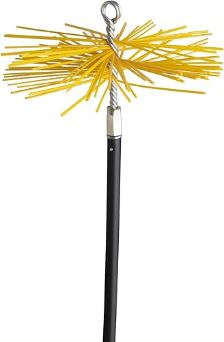 Schornsteinfeger-Set 7m + 1 PVC-Igel 250mm WERKA PRO - Cheap-Us