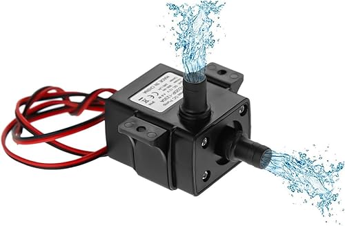 Aideepen Bürstenlose Tauchwasserpumpe, Ultraleise DC 12V 13.2W 600L/H mit 1,64ft Kabel 6M Hoher Kopf für Teich, Aquarium, Garten - Cheap-Us