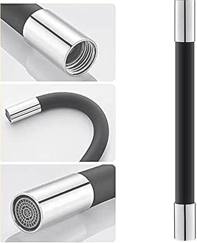 FGYZYP Universal-Wasserhahn-Verlängerungsrohr, schäumendes Verlängerungsrohr, um 360 ° drehbar, frei biegbar, verstellbarer flexibler Wasserhahnverlängerung, Silikonrohr für Küche, Bad, Garten, - Cheap-Us