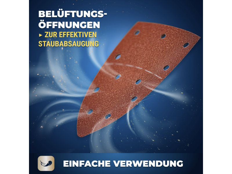 schleifpapier rost schleifmaschine schleifdreieck holz klett-schleifscheibe delta-schleifer Körnung