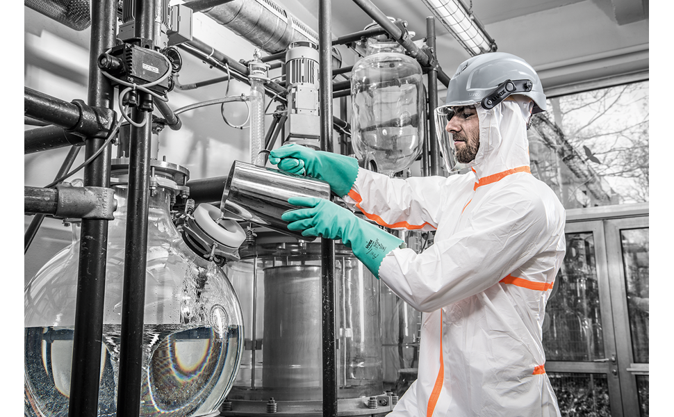 Chemikalienschutzanzug uvex 4B - angenehm und atmungsaktiv, und doch dicht