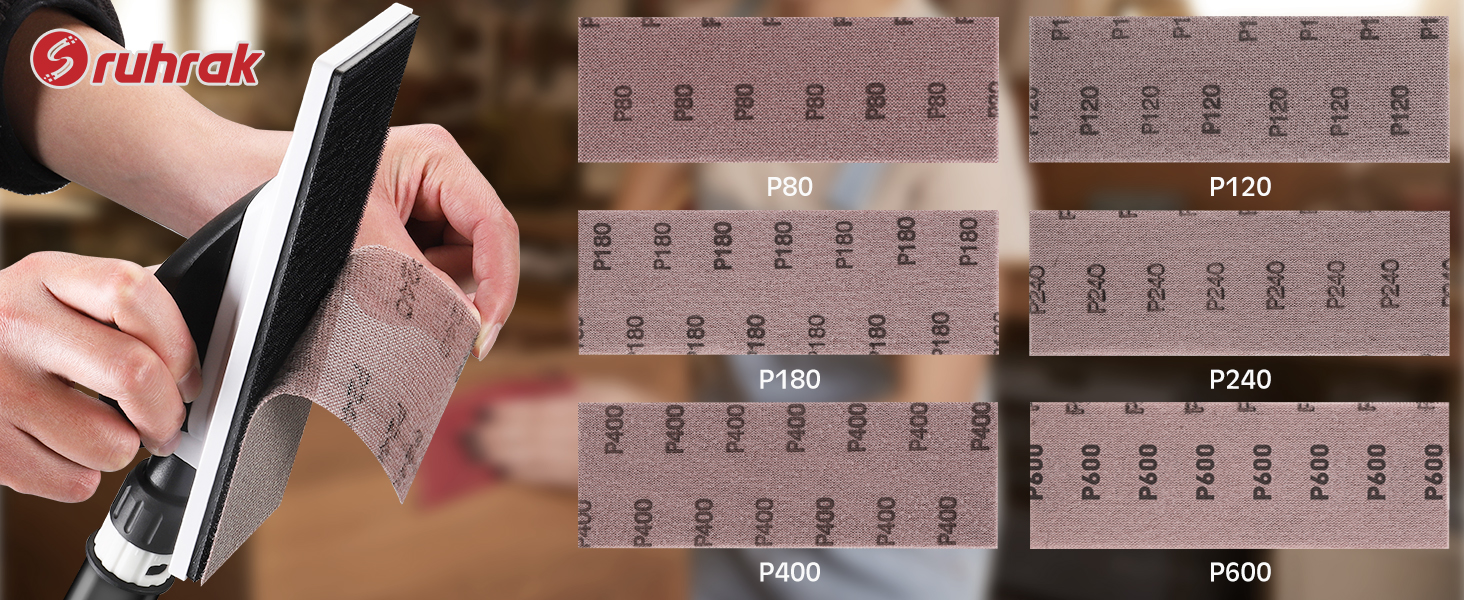 Netz Schleifstreifen 80 x 230mm