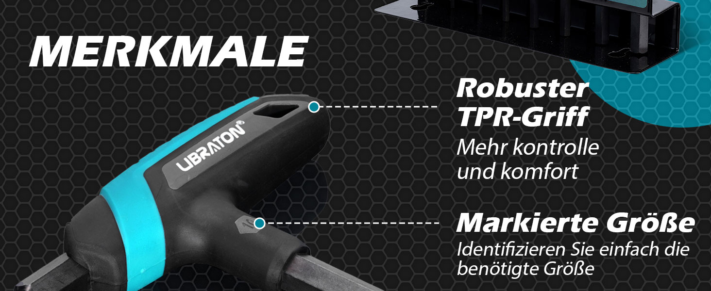 LIBRATON T-Griff Schlüssel-Satz