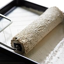 Einweichen der Rollen.