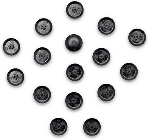 100 Abdeckkappen für Torx-Schrauben - Torx Schraubenabdeckung aus Kunststoff in verschiedenen Größen (TX 20, Weiß) - Cheap-Us