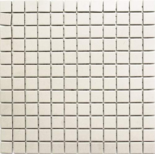 Mosaik Fliese Keramik hellbeige unglasiert rutschsicher Duschtasse Bodenfliese Badfliese Anti Slip - MOS18B-1211-R10 - Cheap-Us