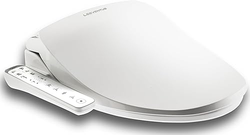 LEEVENTUS Elektronisches Bidet - J430, Standard Version, mit seitlichem Bedienelement & selbstleerender Wassertank-Technologie, energiesparender Dusch WC Aufsatz aus Korea - Cheap-Us